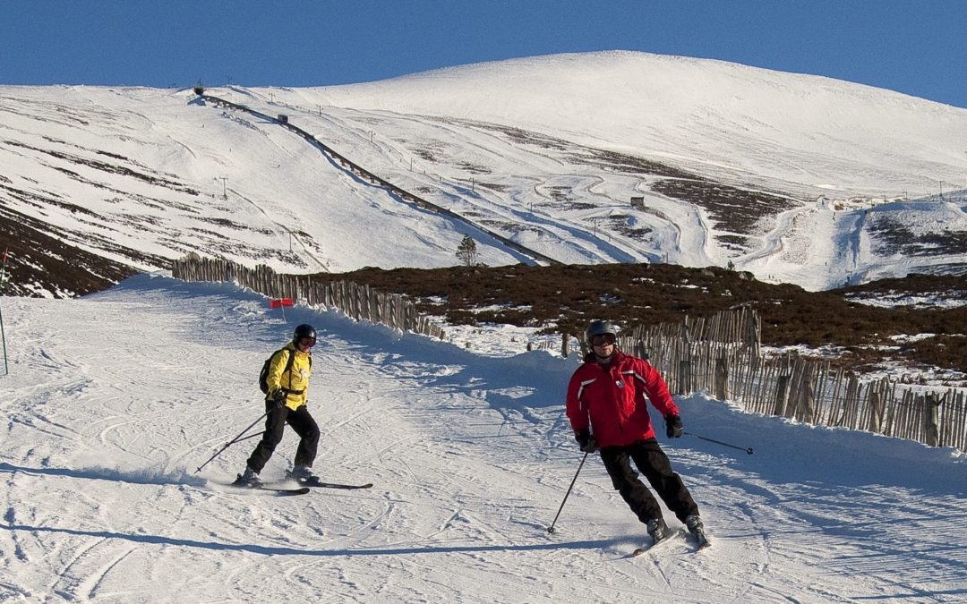 Skiing on Cairngorm ski area