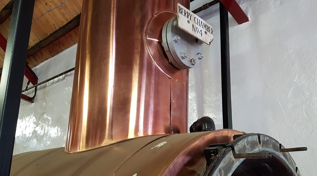 The gin still at Caorunn distillery