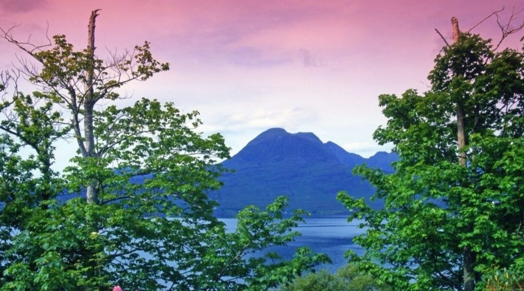 View to Beinn Alligin from Loch Torridon